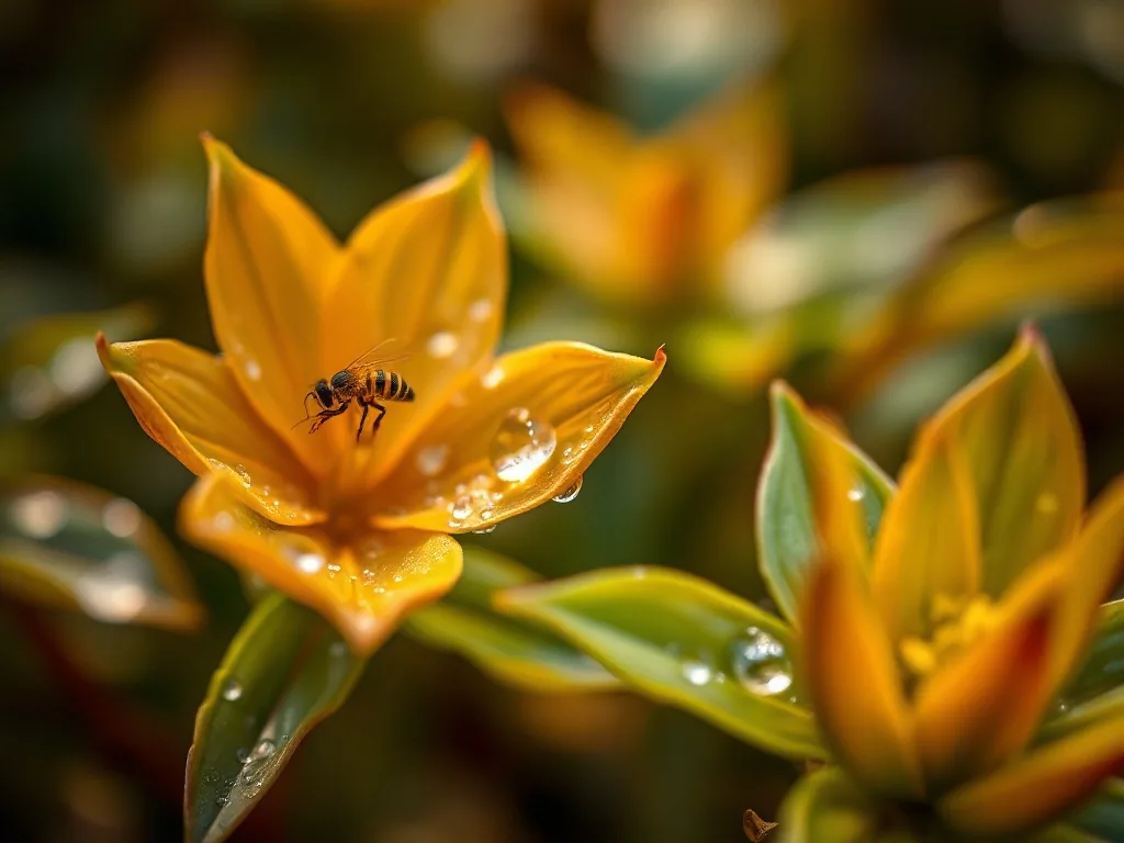 Flacon spray de propolis posé sur une table en bois, à côté de quelques brins de lavande et d’un bâton de cannelle